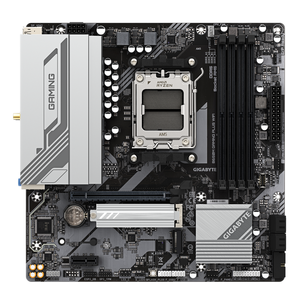 Gigabyte Model Name: B650M GAMING PLUS WF AMD AM5 B650/rev.1.0 Micro ATX/RTL8852CE