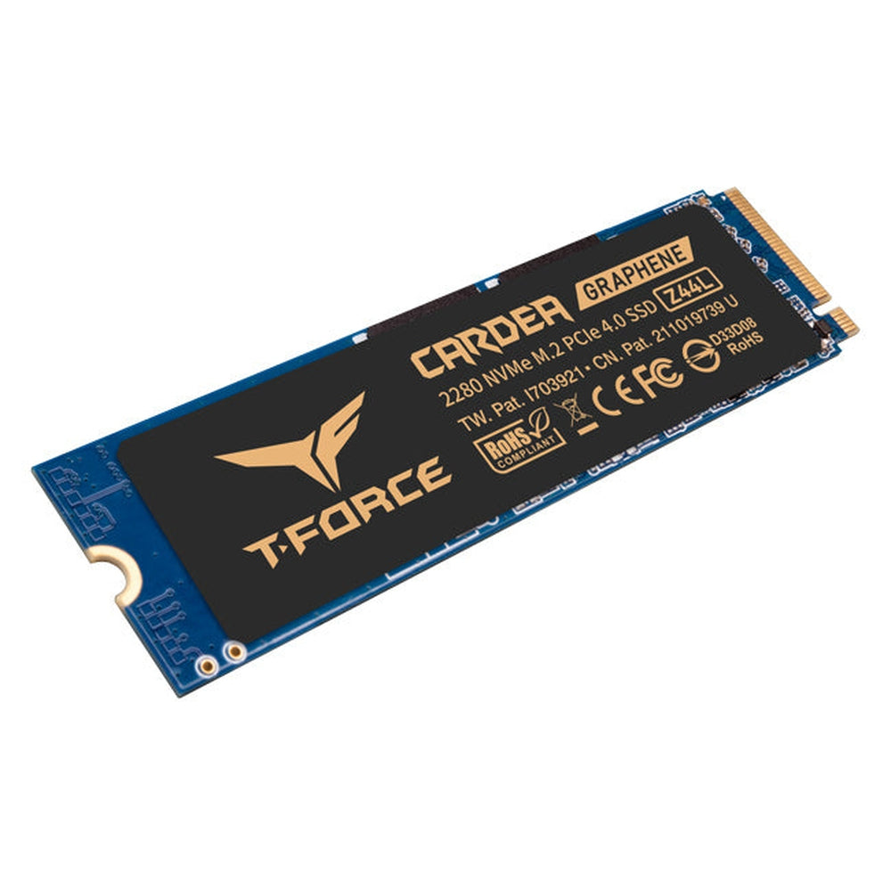 Team TEAMGROUP T-Force CARDEA Zero Z44L 1TB Support SLC Cache with Graphene Copper Foil 3D NAND TLC NVMe PCIe Gen4 x4 M.2 2280 Gaming Internal SSD Read/Wri