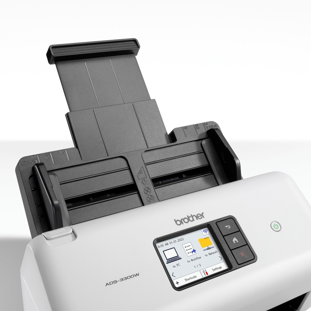 Brother ADVANCED DOCUMENT SCANNER (40PPM) network scanner w/ 7.1cm touchscreen LCD & WiFi (2.4G)