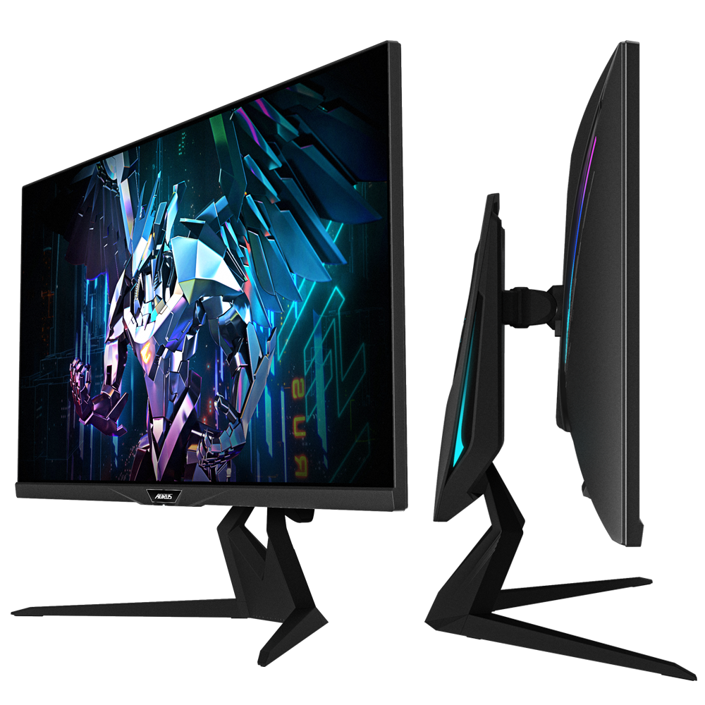 Gigabyte MONITOR 32" AORUS SS IPS 1ms GTG & OC 270Hz 8-bit color wHDR600 ESS SABRE HiFi ANC for console Black Equalizer & Aim Stabilizer Sync & KVM