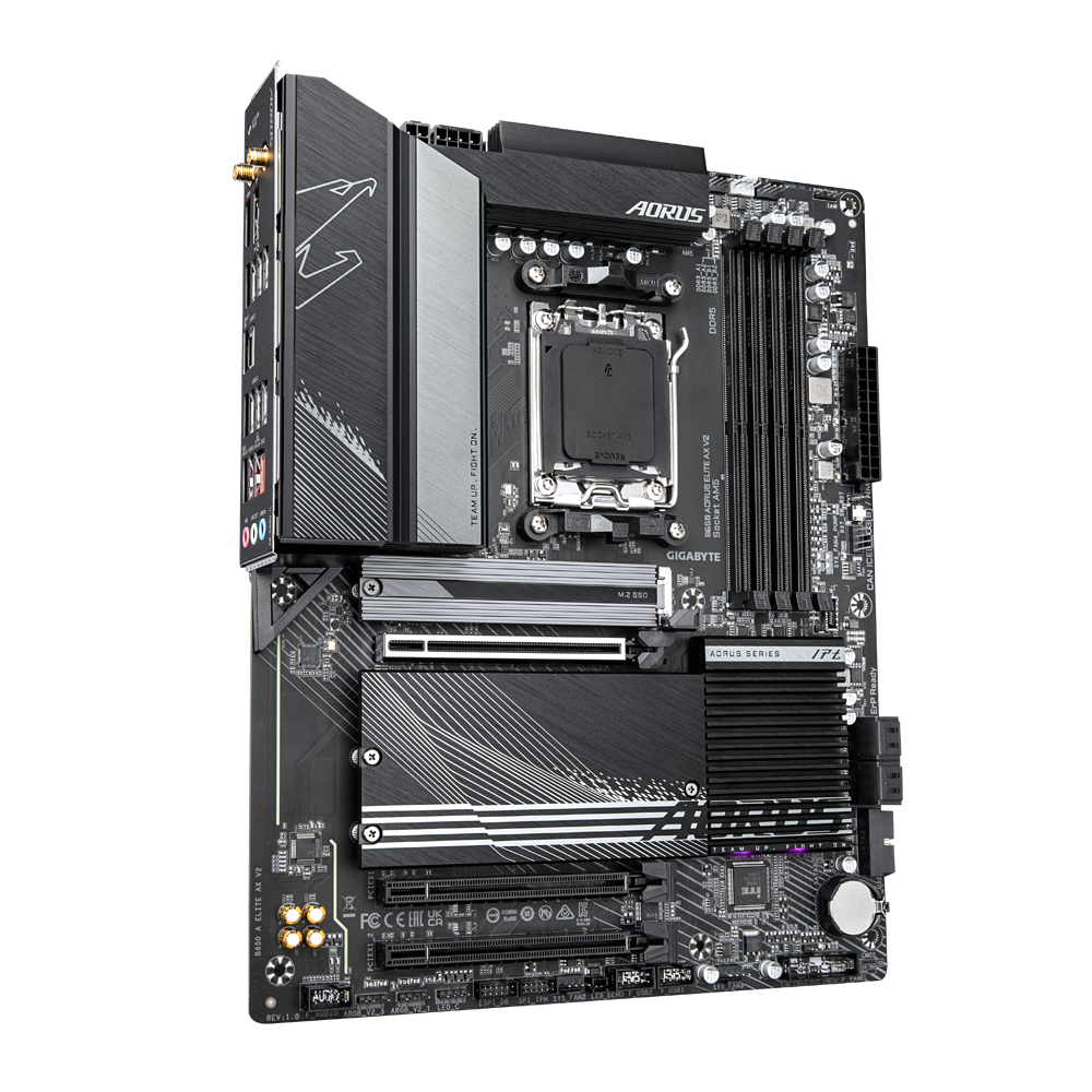 Gigabyte B650 AORUS ELITE AX V2/AMD AM5/ATX/4x DDR5 up to 192GB/8000MHz/PCIe 4.0 x1 3.0 x2/M.2 x3