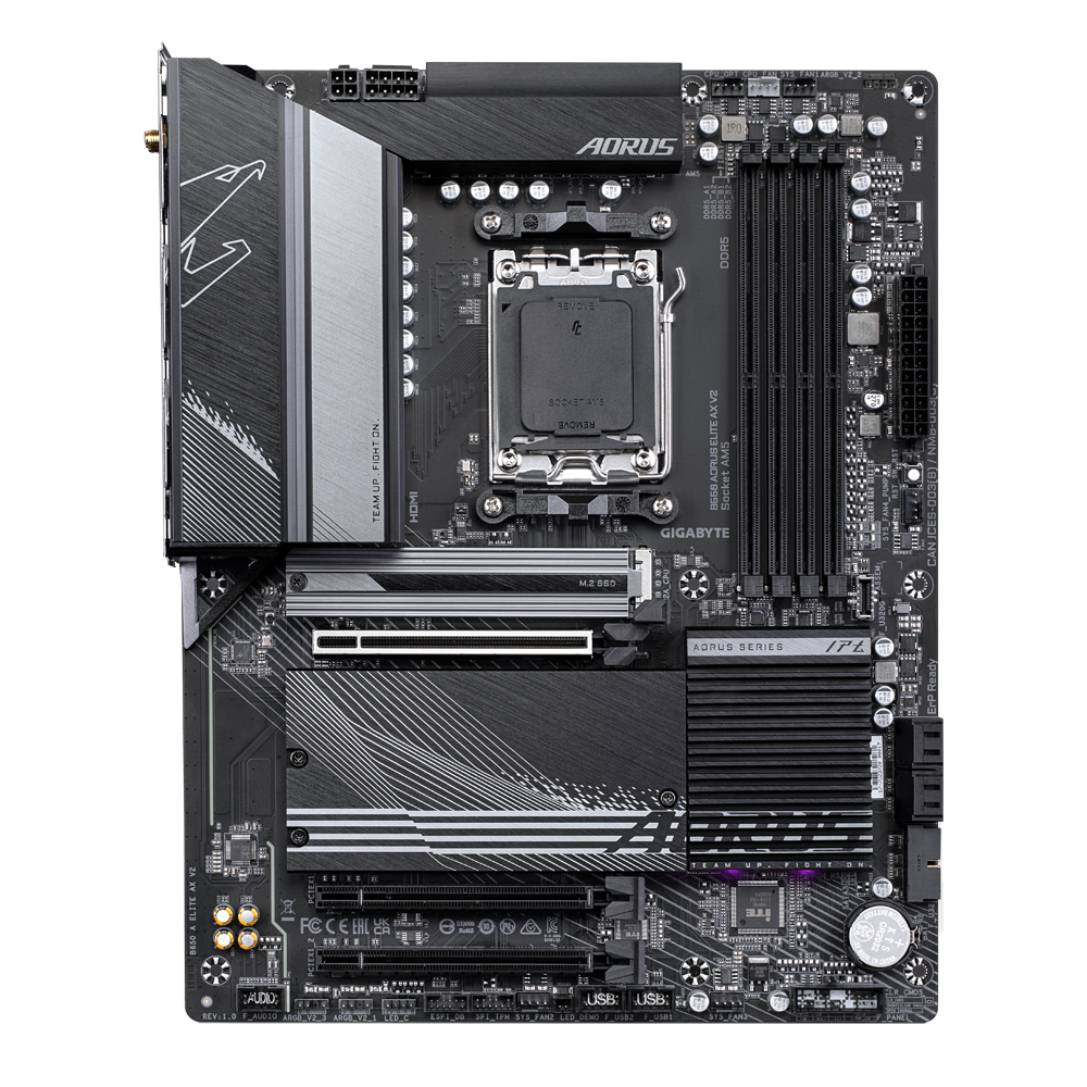 Gigabyte B650 AORUS ELITE AX V2/AMD AM5/ATX/4x DDR5 up to 192GB/8000MHz/PCIe 4.0 x1 3.0 x2/M.2 x3