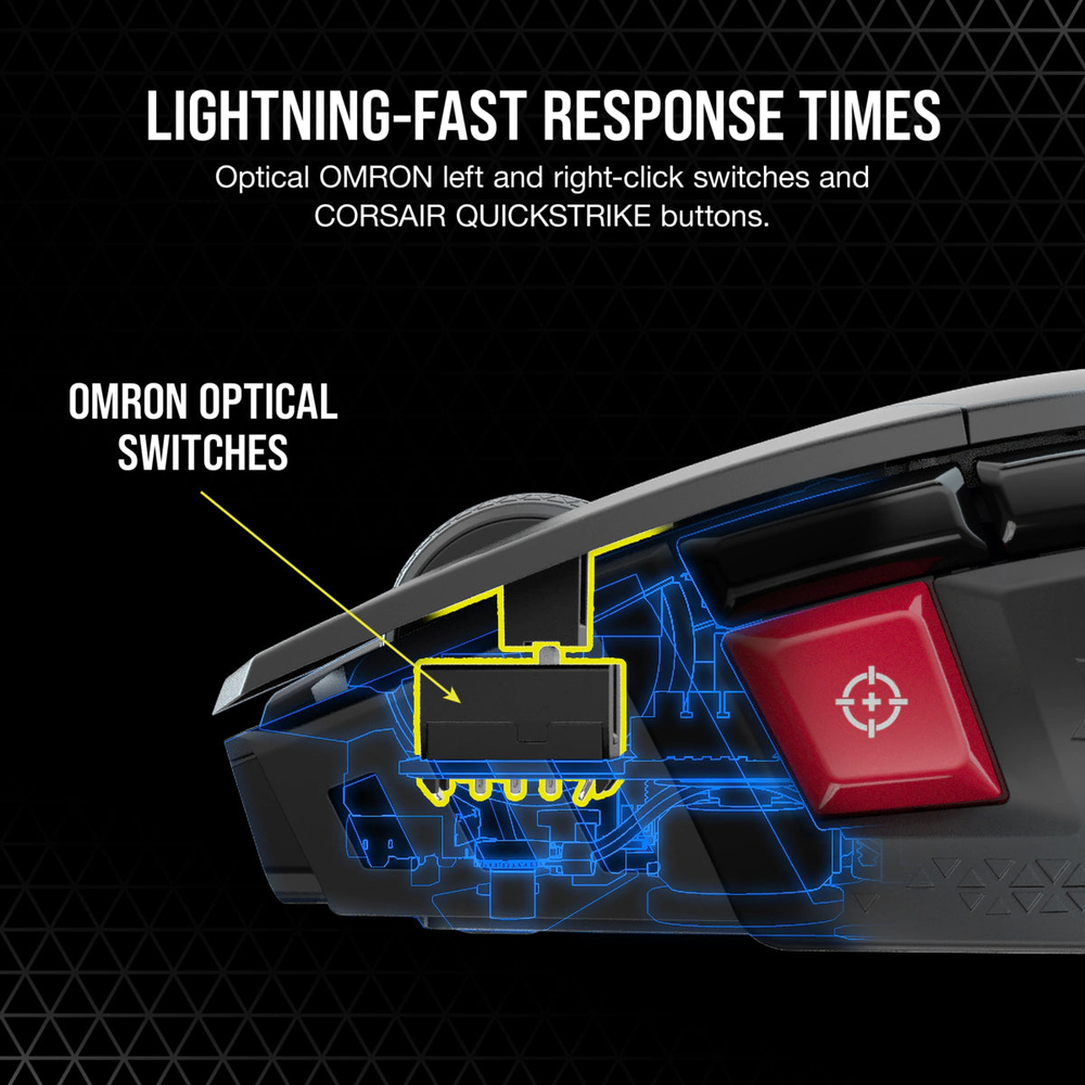 CORSAIR M65 RGB ULTRA WIRELESS Tunable FPS Wireless Gaming Mouse