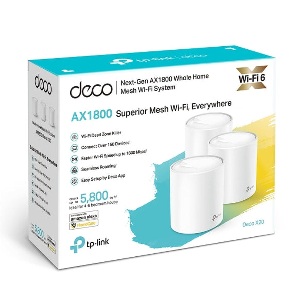 TP-Link AX1800 Whole Home Mesh Wi-Fi System 3-Pack