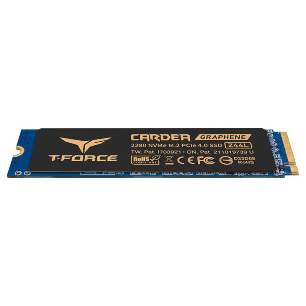 Team TEAMGROUP T-Force CARDEA Zero Z44L 1TB Support SLC Cache with Graphene Copper Foil 3D NAND TLC NVMe PCIe Gen4 x4 M.2 2280 Gaming Internal SSD Read/Wri