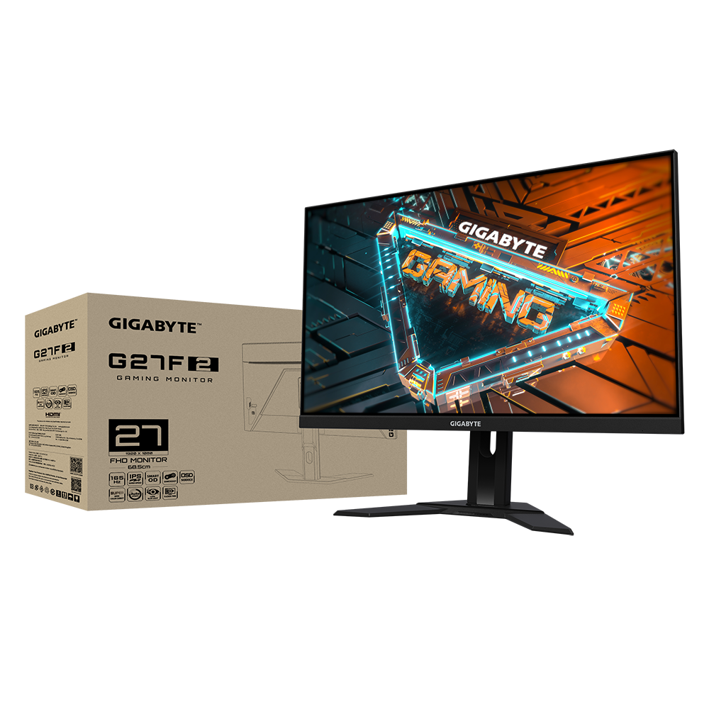 Gigabyte G27F 2 27' monitor OSD SidekickDashboardBlack EqualizerAuto-UpdateFlicker-FreeLow BlueLight95%DCI-P3130% sRGB1920x1080(FHD)1ms MPRT