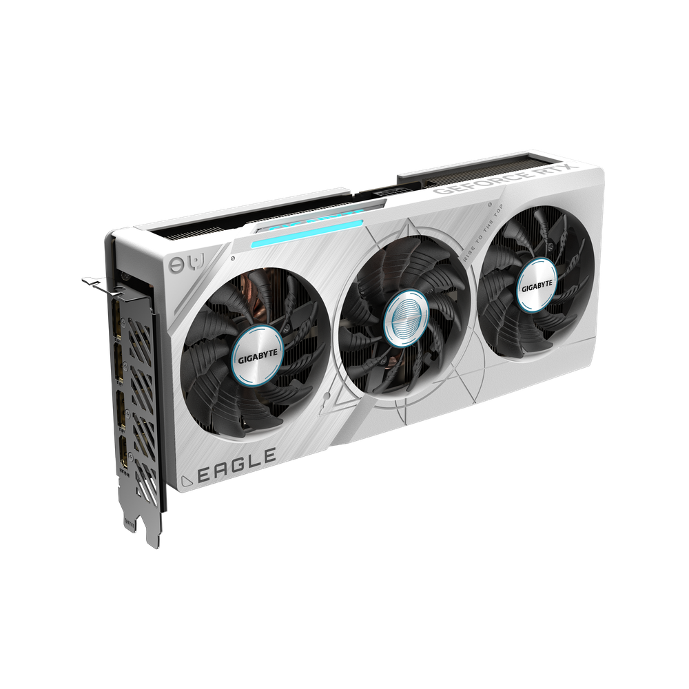 Nvidia GeForce RTX 4070 SUPER EAGLE OC ICE 12G GDDR6X 192 bit/2535MHz/PCI-E 4.0/Max Res 7680x4320/3x DP 1.4a & 1x HDMI 2.1a