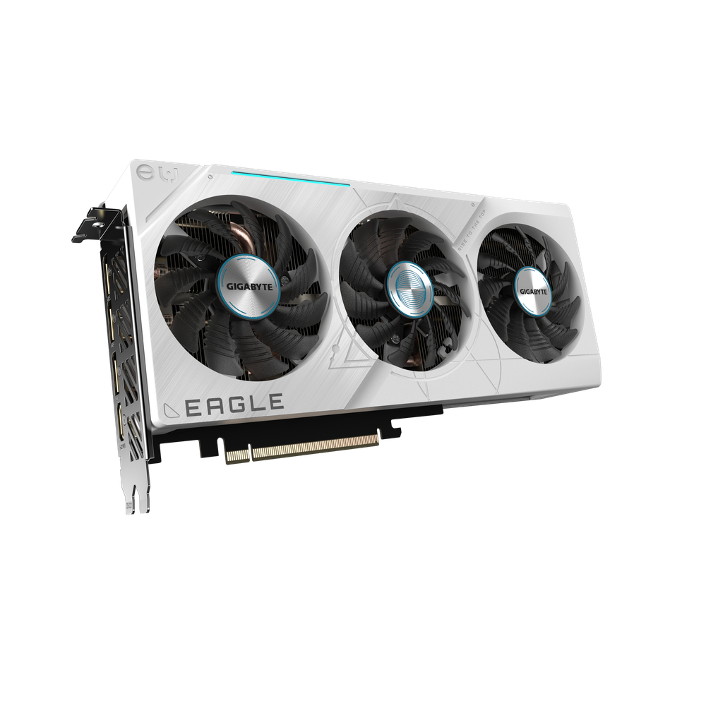 Nvidia GeForce RTX 4070 SUPER EAGLE OC ICE 12G GDDR6X 192 bit/2535MHz/PCI-E 4.0/Max Res 7680x4320/3x DP 1.4a & 1x HDMI 2.1a