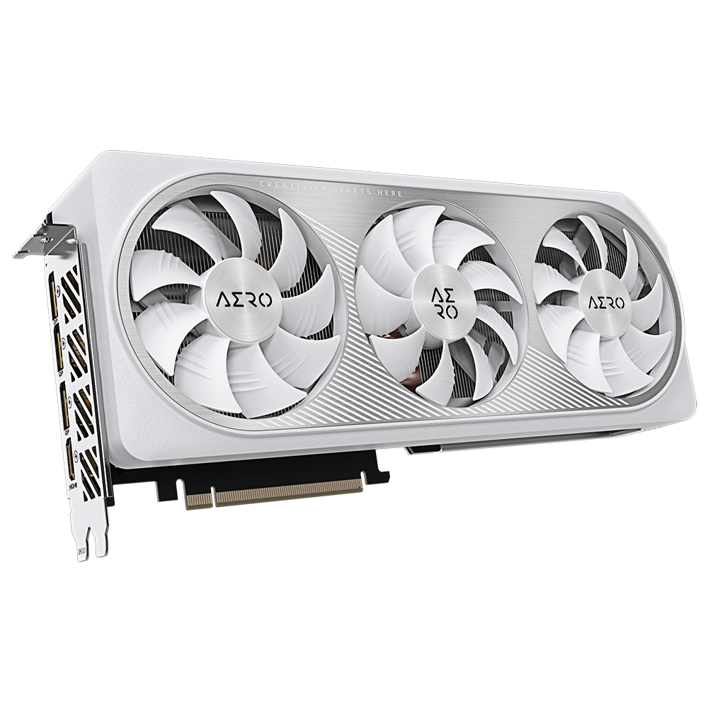 Gigabyte GeForce RTX 4070 Ti SUPER AERO OC 16G GDDR6X 256bit/2655MHz/PCI-E 4.0/Max Res 7680x4320/3x DP 1.4a & 1x HDMI 2.1a