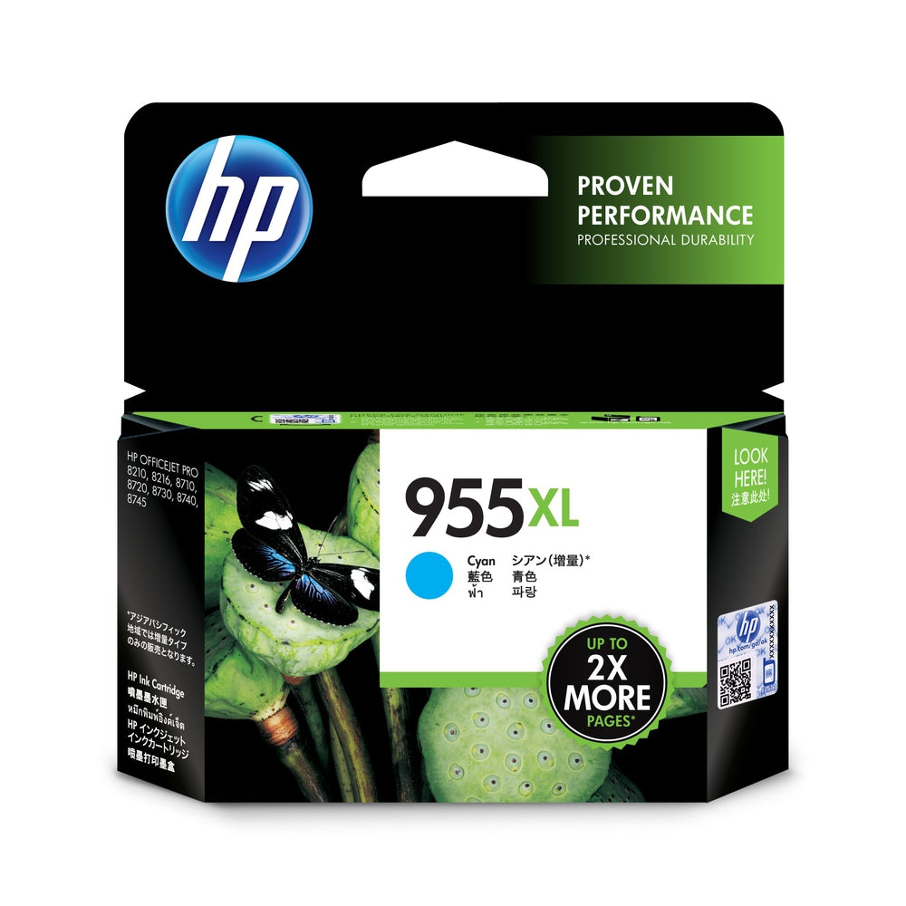 HP 955XL Cyan Original Ink Cartridge