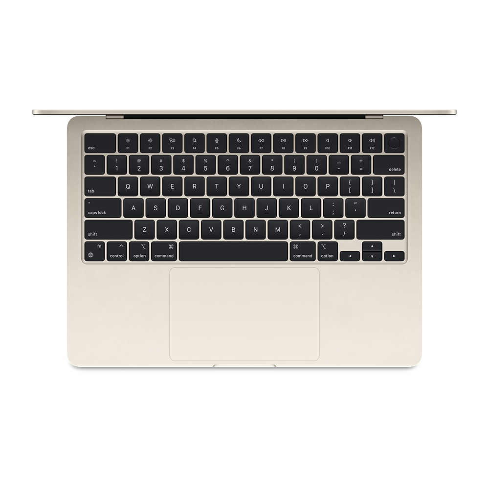 Apple 13-inch MacBook Air: Apple M3 chip with 8-core CPU and 10-core GPU 16GB 512GB SSD - Starlight