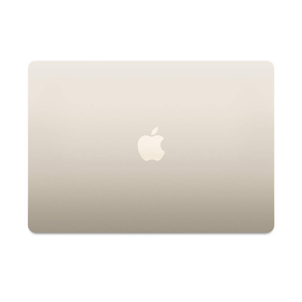 Apple 15-inch MacBook Air: Apple M3 chip with 8-core CPU and 10-core GPU 8GB 256GB SSD - Starlight