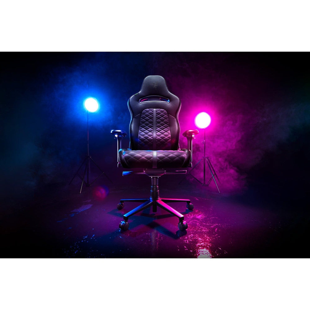 Razer Enki-Black-Gaming Chair with Enhanced Customization for Gaming Performance