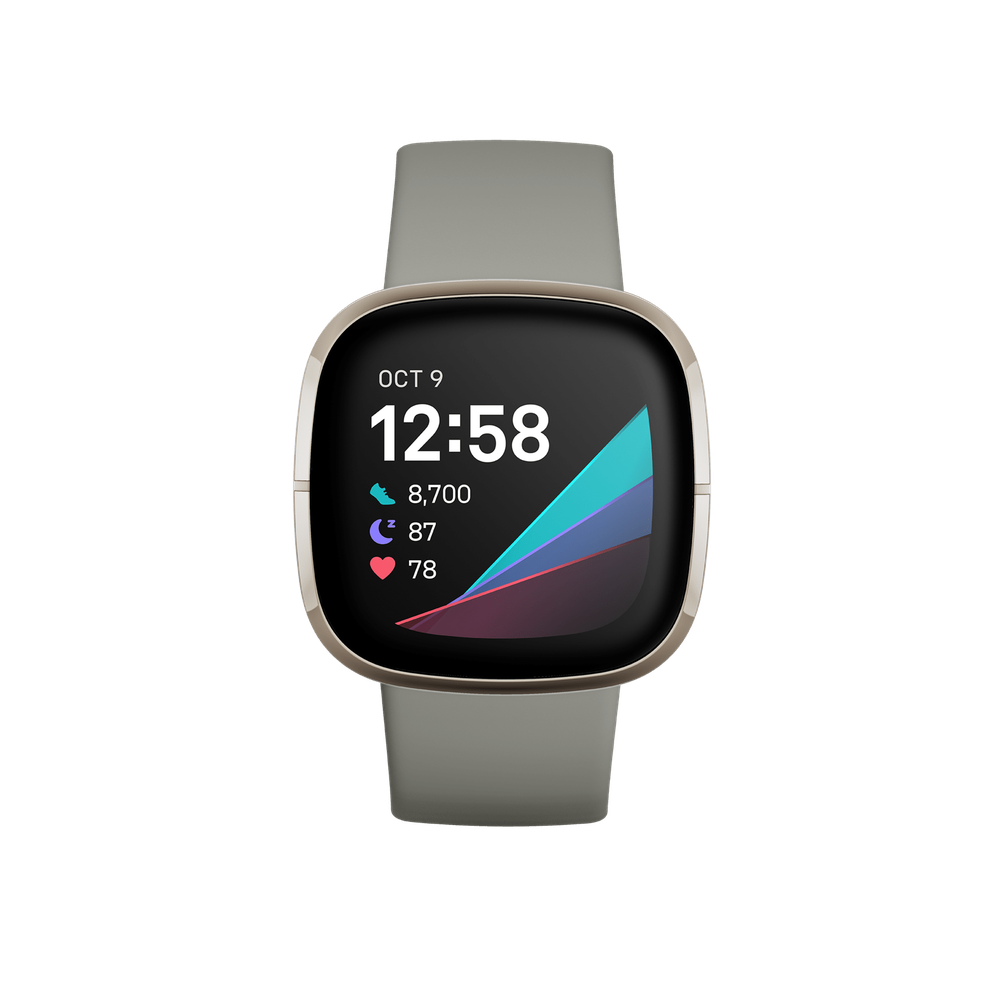 FITBT FITBIT - SENSE SAGE GREY/SILVER