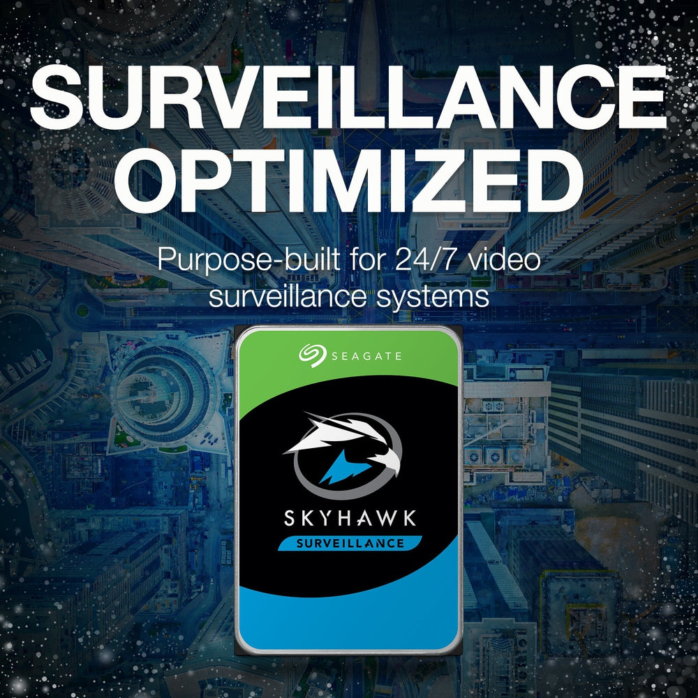 Seagate SkyHawk Surveillance 3.5" HDD 6TB SATA 6Gb/s Low-RPM 256MB Cache