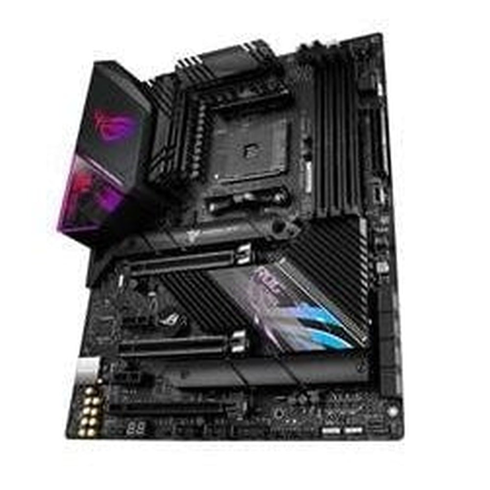 AMD ASUS X570 ATX gaming motherboard with PCIe 4.0 12+4 power stages and WiFi 6E (802.11ax) Realtek 2.5 Gb Ethernet Two-Way AI Noise Cancelation